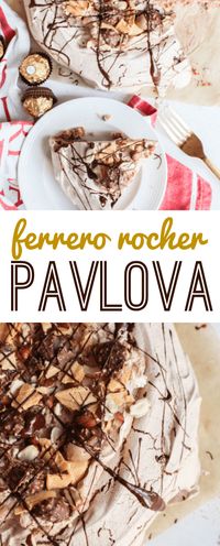 Ferrero Rocher Pavlova | What Charlotte Baked