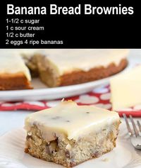 Banana Bread Brownies