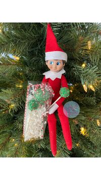 Ideas for elf on the shelf. Elf cake pops