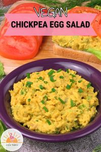 Vegan Chickpea Egg Salad - Joyful Balance