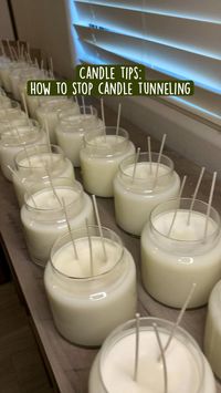 Steps   • Put candle jar on the oven at low heat for a few minutes or you can use heat gun . Your candle jar and wax temperature should be as close as possible. Make sure there is no ac or fan on when pouring the candle wax.  • Pour candle wax slowly & in the center on the candle jar   • Use heat gun after the candles dry to smooth out any flaws   and that’s all.. I hope these tips were useful!