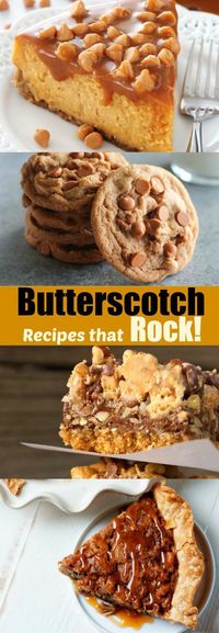 Butterscotch Recipes that Rock!