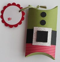 Stampin' Up!  Pillow Box Elf  Heather Summers  Christmas