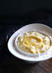 This versatile cheesy keto polenta is hearty and satisfying, with only 4g net carbs per serving! Vegetarian keto main, or serve as a base for my keto ragu!