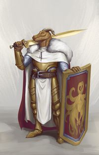 ArtStation - Tarhun, the Dragonborn Paladin