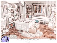 The Sims Resource - Exclusive Dressing Room TSR only CC