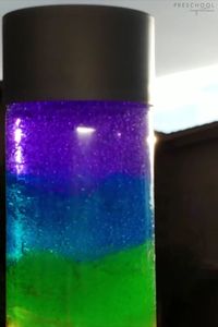 This rainbow discovery bottle or rainbow sensory bottle is a perfect addition to a rainbow theme, weather theme, or while learning about St. Patricks Day. But honestly, I think rainbows are best to study about any day of the year! They’re a fantastic addition to any preschool curriculum.