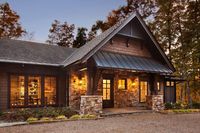 Craftsman style home with enchanting views of the Blue Ridge Mountains