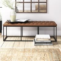 Trent Austin Design® Darren Polyester Blend Upholstered Bench & Reviews | Wayfair