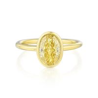 Tiffany & Co. "Bezet" 1.87-Carat Fancy Intense Yellow Diamond Ring | Fortuna Fine Jewelry Auctions and Appraisers