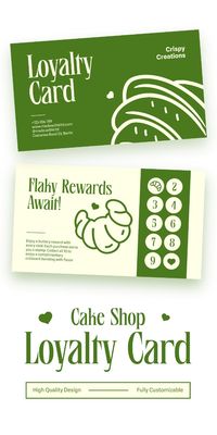 This charming and playful Loyalty Card Template is perfect for cake shops and bakeries looking to reward their customers. Featuring a fully customizable design, it’s easy to edit and personalize to match your brand. Delight your customers with sweet rewards and keep them coming back for more! __ #kittl #kittldesign #kittlai #carddesign #typography #illustration #graphicdesign #designtool #vectordesign #designinspiration