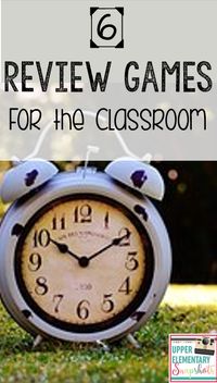 Six great review games that your students will love! Great way to reinforce concepts while having fun! Written by The Teacher Next Door on Upper Elementary Snapshots.