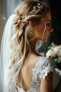 Wedding Hairstyles: Half-Up, Half-Down - The Lottery Hub