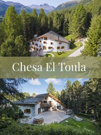 Chesa El Toula offers panoramic breathtaking views over the Engadin valley. Its location is perfect to enjoy a secluded private retreat whilst conveniently located just a five minute drive from the bustling cosmopolitan Swiss resort of St Moritz.   #stmoritz #luxurtravel #luxurychalets #swissalps