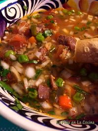 Cuajitos -Simple Mexican Beef Soup - La Piña en la Cocina