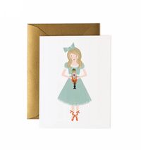 Nutcracker: Clara Available as a Single Folded Card or a boxed Set of 8... yes. perfect.