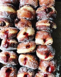 Yeast Doughnuts Filled With Sour Cherry Jam Or Chocolate Ganache recipe by Brooke Faudree | The Feedfeed