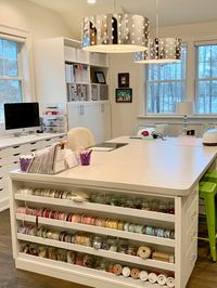 The ultimate in craft room organization! After years of planning this is it! Check out the best room in the house - MY craft room!