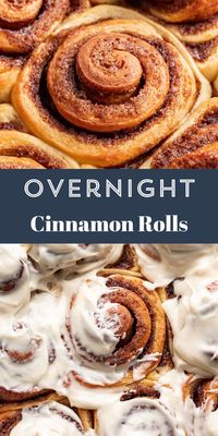 Overnight Cinnamon Rolls - I Heart Eating