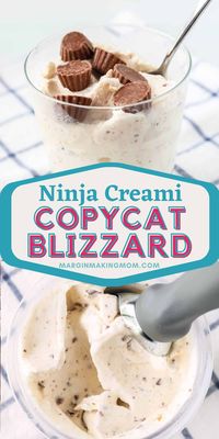 This copycat Dairy Queen Blizzard is a cinch to make in the Ninja Creami! The vanilla ice cream has the perfect soft serve flavor, plus you can add your favorite mix-in (we love using peanut butter cups!) for a decadent treat.