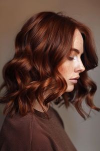 Perfect for those seeking a stylish and contemporary appearance, chocolate copper hair offers a unique way to enhance your natural beauty.