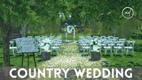 COUNTRY WEDDING VENUE || Sims 4 || CC SPEED BUILD + CC List & Tray File - YouTube