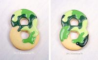 Camouflage Cookies, great way she does this, great for the boys.