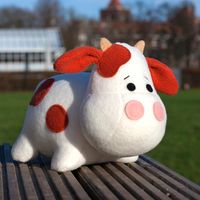 Stuffed Cow sewing pattern sew a cute toy - pdf by DIYFluffies on Etsy https://www.etsy.com/listing/219242388/stuffed-cow-sewing-pattern-sew-a-cute