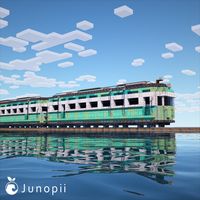 Here's a Japanese retro train car design, inspired by Spirited Away! You can download this build and the schematic to recreate it for FREE over on my Patreon :)