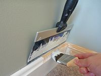 How to paint trim. So much easier than taping!