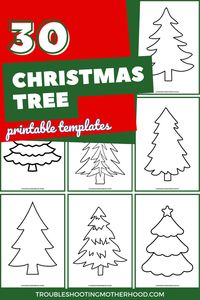 Free Printable Christmas Tree Outline Templates great for at home crafts or use in the classroom. Christmas Tree Outline Templates, Free Tree Patterns, Christmas Tree Print Out, Christmas Tree Patterns Templates, Christmas Tree Outline Drawing, Tree Patterns Printable, Small Christmas Tree Patterns, Christmas Tree Form Diy, Christmas Tree Bunting Template, Christmas Tree Coloring Page, Printable Christmas Tree Print Out, Christmas Tree Projects For Preschool