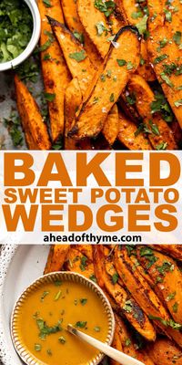 Baked Sweet Potato Wedges