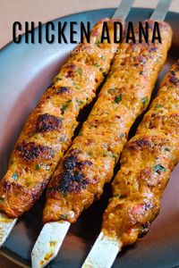 Authentic Turkish Chicken Adana: The succulent, juicy Turkish kebab dish that is easy to make at home in just 30 minutes with ground chicken and a blend of seasonings. A simple dish but packed full of flavor. Ideal for grilling season.