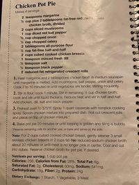 This is an old chicken pot pie recipe from a small limited edition Diabetic cook book that you can't find anywhere anymore. Enjoy!! It's the best potpie I have ever had!! I know its difficult to read so I may perhaps one day copy it to document and rewrite it.  #diabetic #diabetes #recipe #potpie #homemade #rare #onlyhere #minds | https://www.minds.com/xXsc0rp1dXx