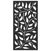 0.3 in. x 71 in. x 2.95 ft. Jungle Decorative Fence Panel Screen