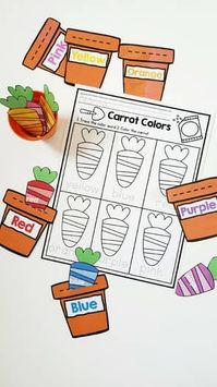 The Carrot Seed Book Companion Math & Literacy Spring Centers Garden Activities