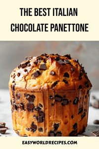 Traditional Chocolate Panettone is an Italian Christmas bread known for its light, airy texture and rich flavor. Make it with this simple recipe!