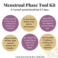 Menstrual Phase Tool Kit