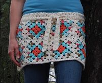 tangled happy: Granny Square Apron