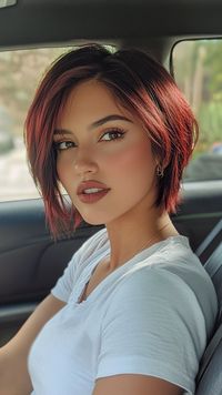 Click for More ➡️ | Save for Later ❤️ Explore black cherry hair color ideas that suit every style. These 21 stunning shades offer a perfect mix of richness and vibrancy.