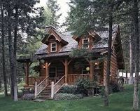 log cabin house - Google Search