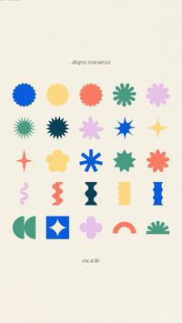 shapes colors graphic design resources