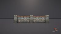 Minecraft simple tuff wall design