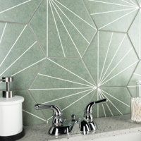 Merola Tile Aster 9" x 10" Porcelain Patterned Wall & Floor Tile | Wayfair