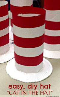 DIY Dr. Seuss's "Cat in the Hat" Hat | Creative K Kids