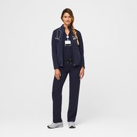 Official FIGS® Scrubs. Ridiculously Soft Scrubs Designed Just For You. Get Free Shipping On Orders $50+! | FIGS Womens Navy Livingston™ - Basic Scrub Pants