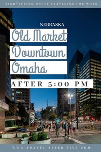 The #Omaha, Nebraska metropolitan area is home to a million people but still has a small town feel.   We’re home to 5 Fortune 500 companies and one of the richest men in the world (Warren Buffet)! There are many things to do in Old Market Downtown Omaha, and we also have the best places to eat in Old Market Downtown Omaha. Check out our guide on what to do in Omaha after 5:00 pm. #TravelforWork #Nebraska #NebrakaTravel via @travelafterfive