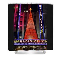 Radio City Music Hall, Christmas, Christmas Tree, Christmas Lights, New York