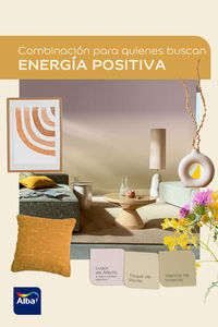 Creá una decoración encantadora para tu living con la Paleta de la Energía Positiva utilizando los colores Silencio de Invierno, Toque de Pardo y el Color del Año 2024, Lugar de Afecto*, en una pintura degradé combinada con objetos y muebles llenos de personalidad. Guardá este pin para renovar tu decoración. *Antiguo nombre del color: Ejecutivo.