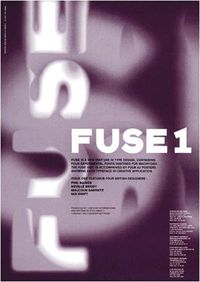 Neville Brody's "Fuse" shows some ideas that I can borrow from. The background is blurred here.